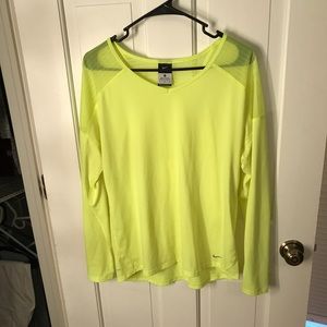 Bright Nike running long sleeve